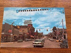 Vintage 1965 Leadville Colorado Main Street Vendome Hotel Postcard Posted